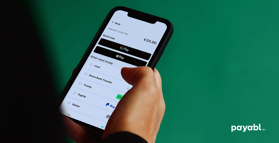 Hosted payment page on mobile